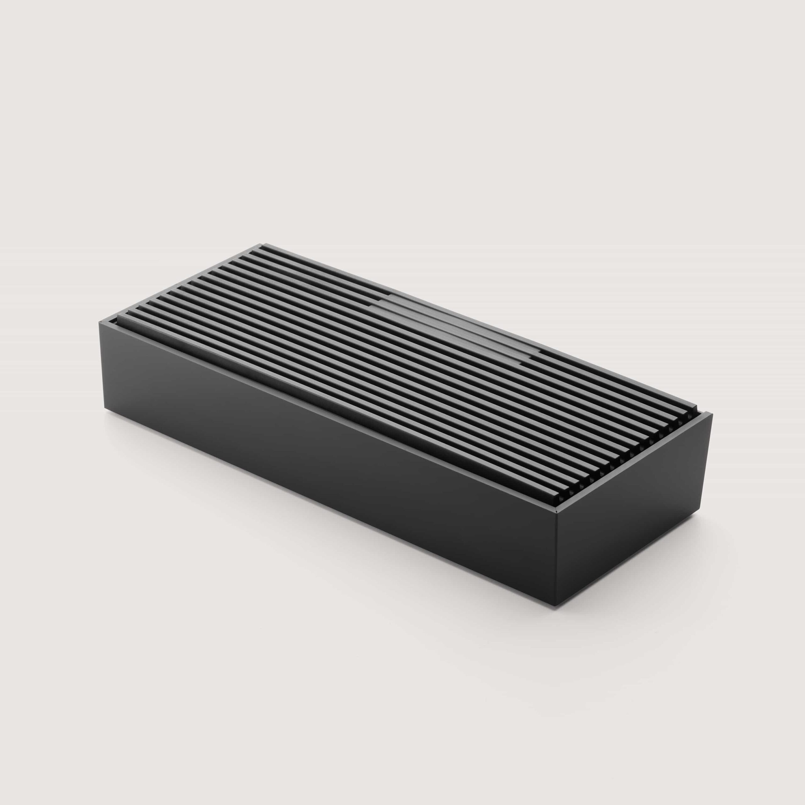 Tropfschale komplett black-mat